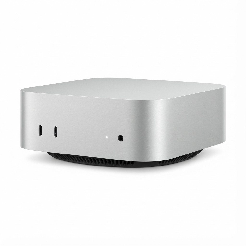 Mac Mini Z1CF M4 10C CPU/10C GPU/16C N.E. 16GB 1TB SSD Gbit Eth DE Silber
