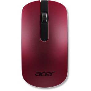 Acer Slim Optical Mouse wireless red