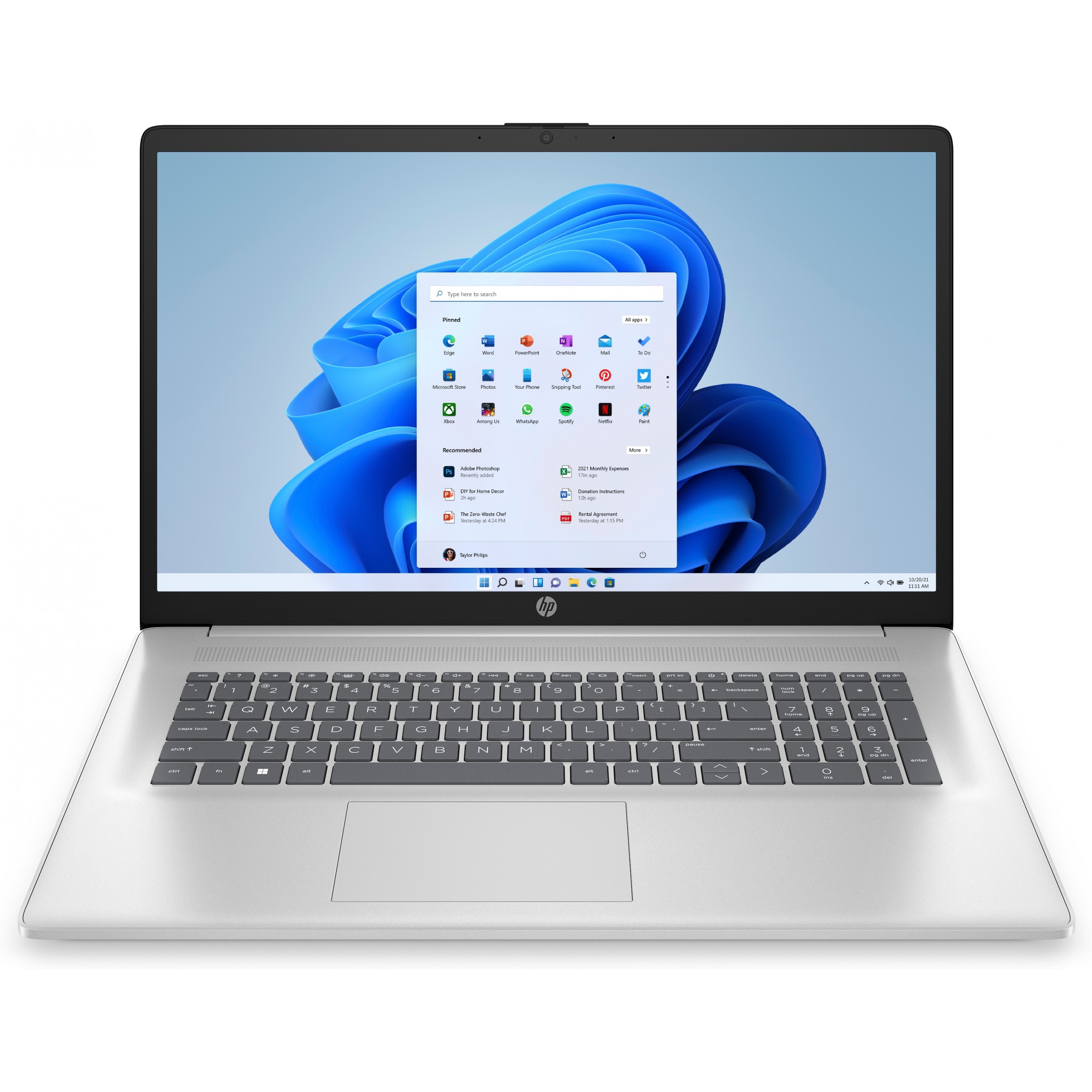 HP 17-cp0149ng RYZ5 5500U/8GB/512SSD/W11 Home silver