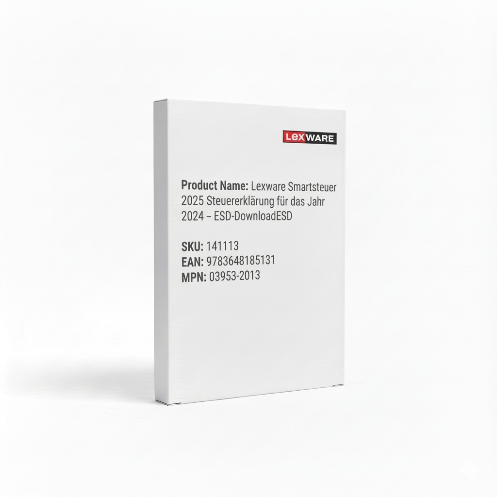 Lexware Smartsteuer 2025 Steuererklärung für das Jahr 2024 - ESD-DownloadESD