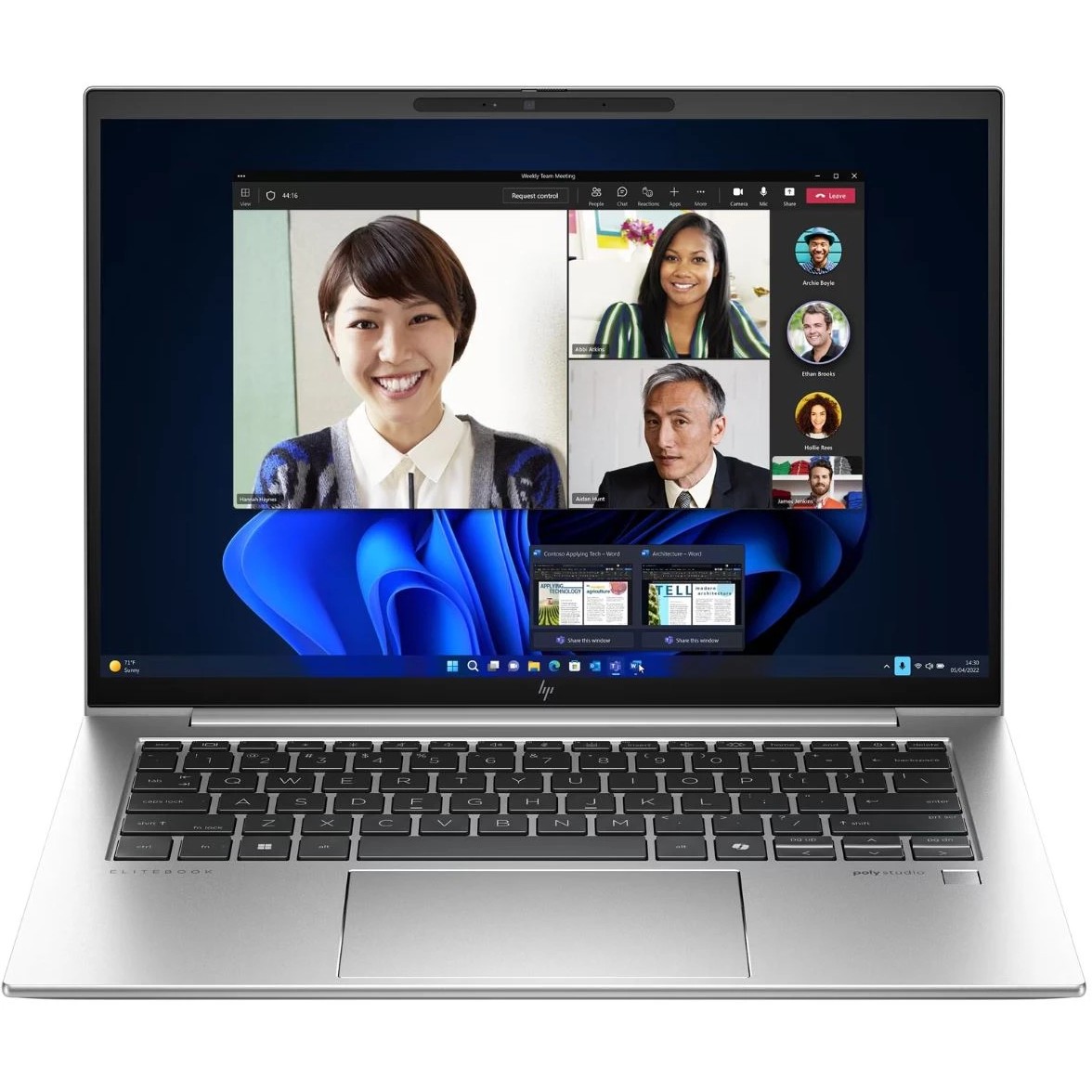 N14 HP EliteBook 845 G7 Ryzen 5 PRO 4650U / 16GB DDR / 256GB SSD / Win 11 Pro / Full HD / 2.Wahl