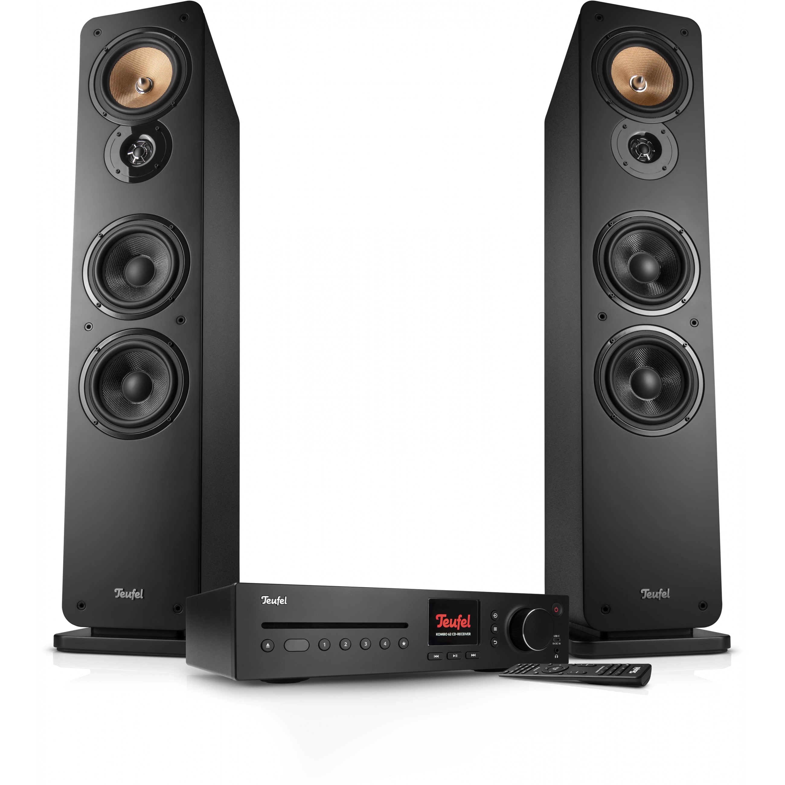 Teufel Ultima 40 Kombo 3 Speaker Set + Receiver black