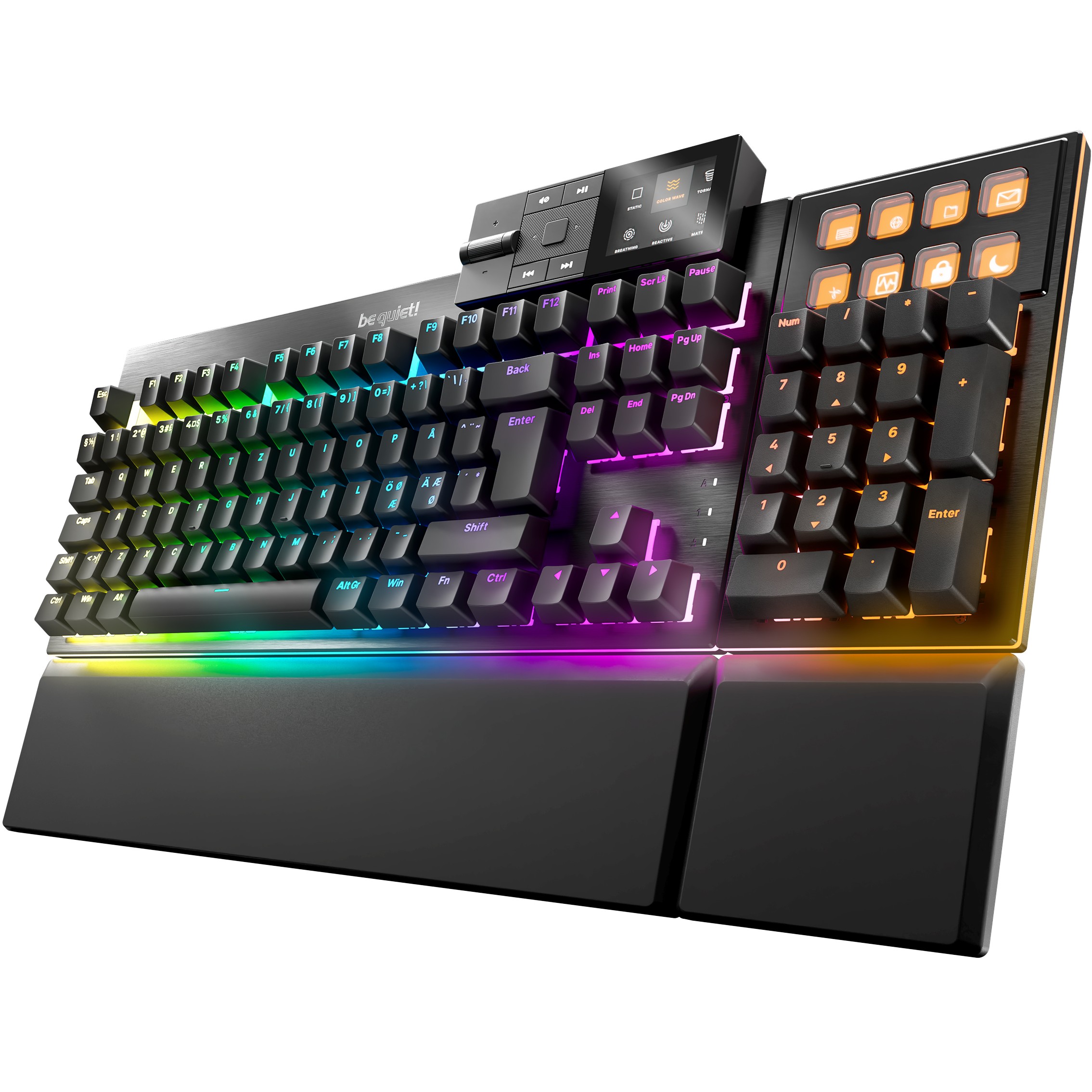be quiet! Dark Mount Silent Linear Gaming Tastatur USB DE QWERTZ