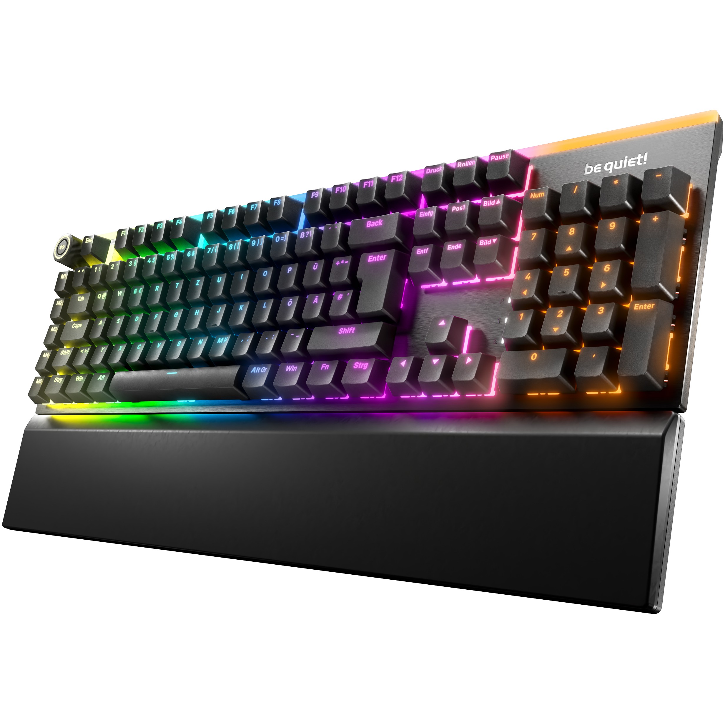 be quiet! Light Mount Silent Linear Gaming Tastatur USB DE RGB