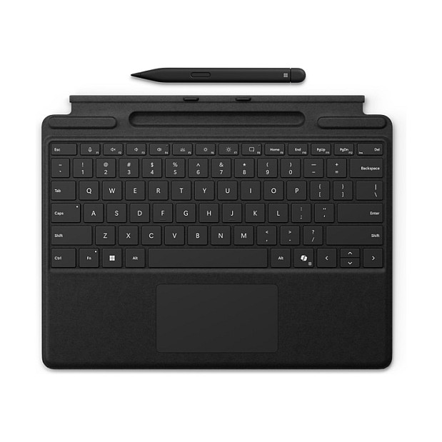 Microsoft Surface Pro Keyboard mit Slim Pen 2 QWERTZ Deutsch Schwarz