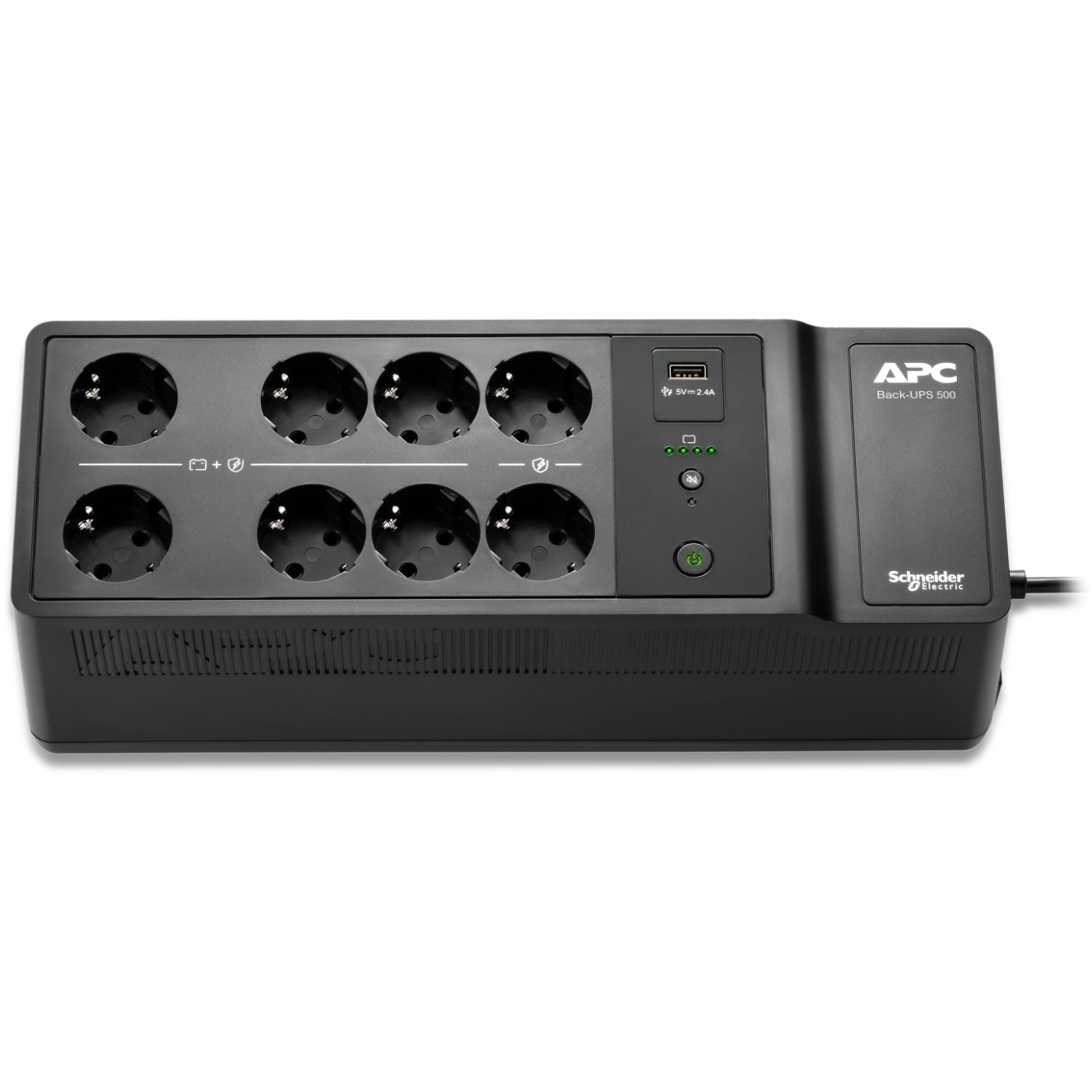 APC Back-UPS BE500G2-GR (Wandmontage / Aufputzmontage) - Wechselstrom 230 V - 300 Watt