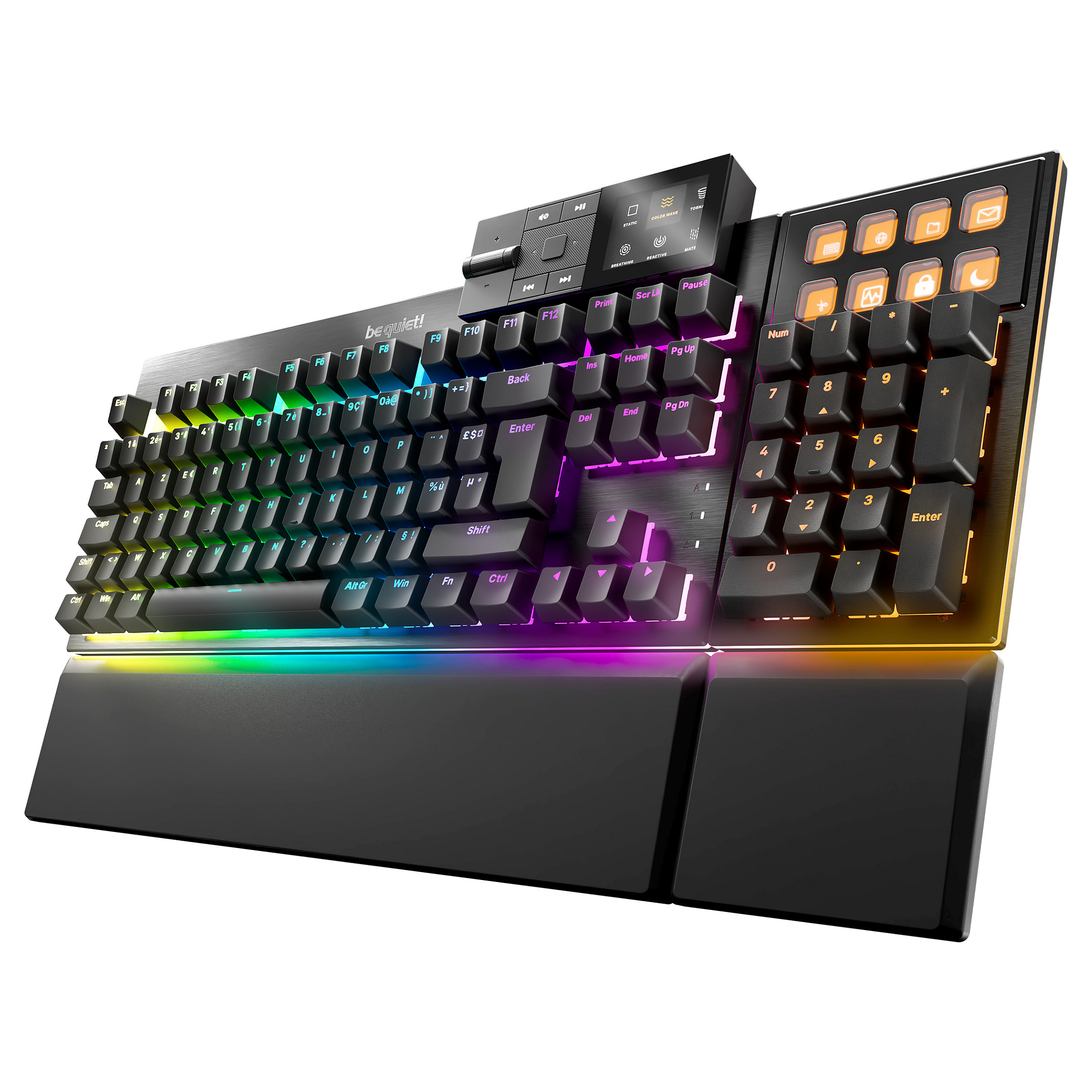be quiet! Dark mount Silent Linear Gaming Tastatur USB FR