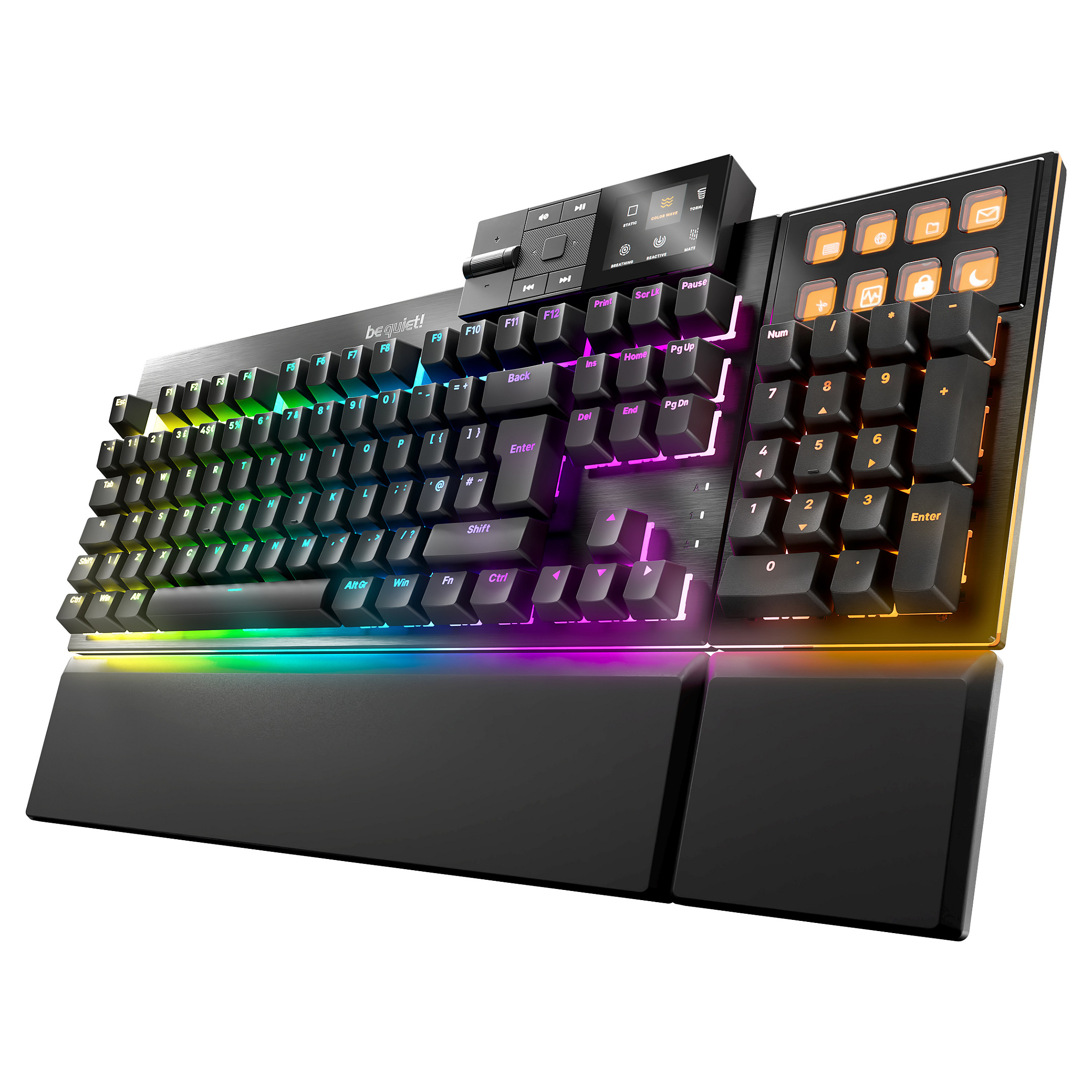 be quiet! Dark Mount Silent Linear Gaming Tastatur USB UK