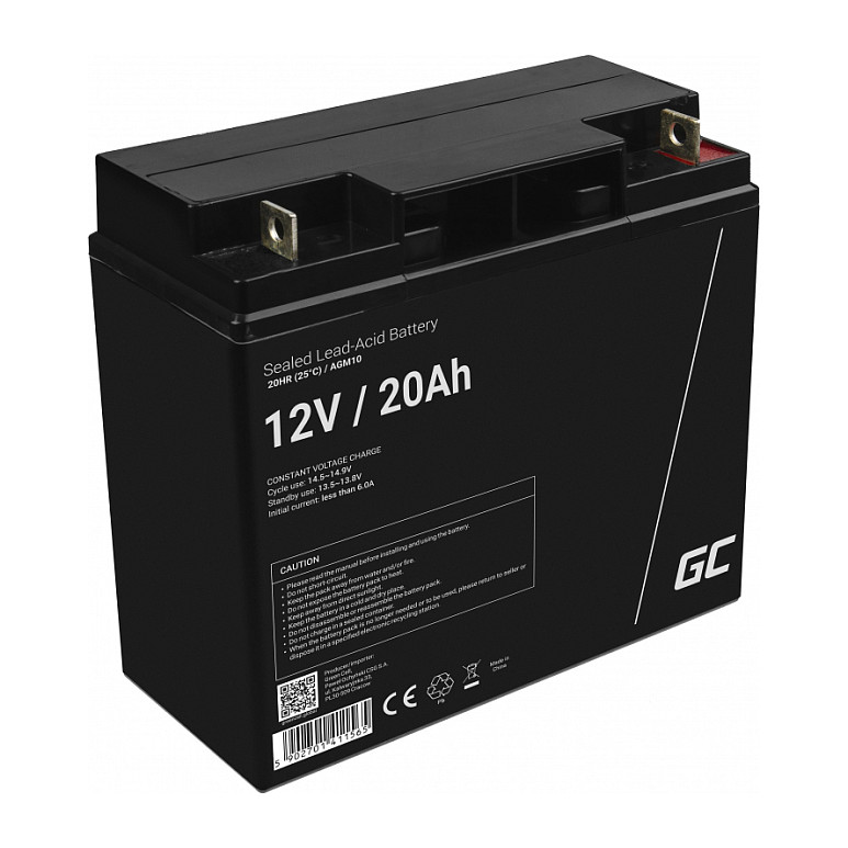 Green Cell AGM10 Plombierte Bleisäure 20000mAh 12V