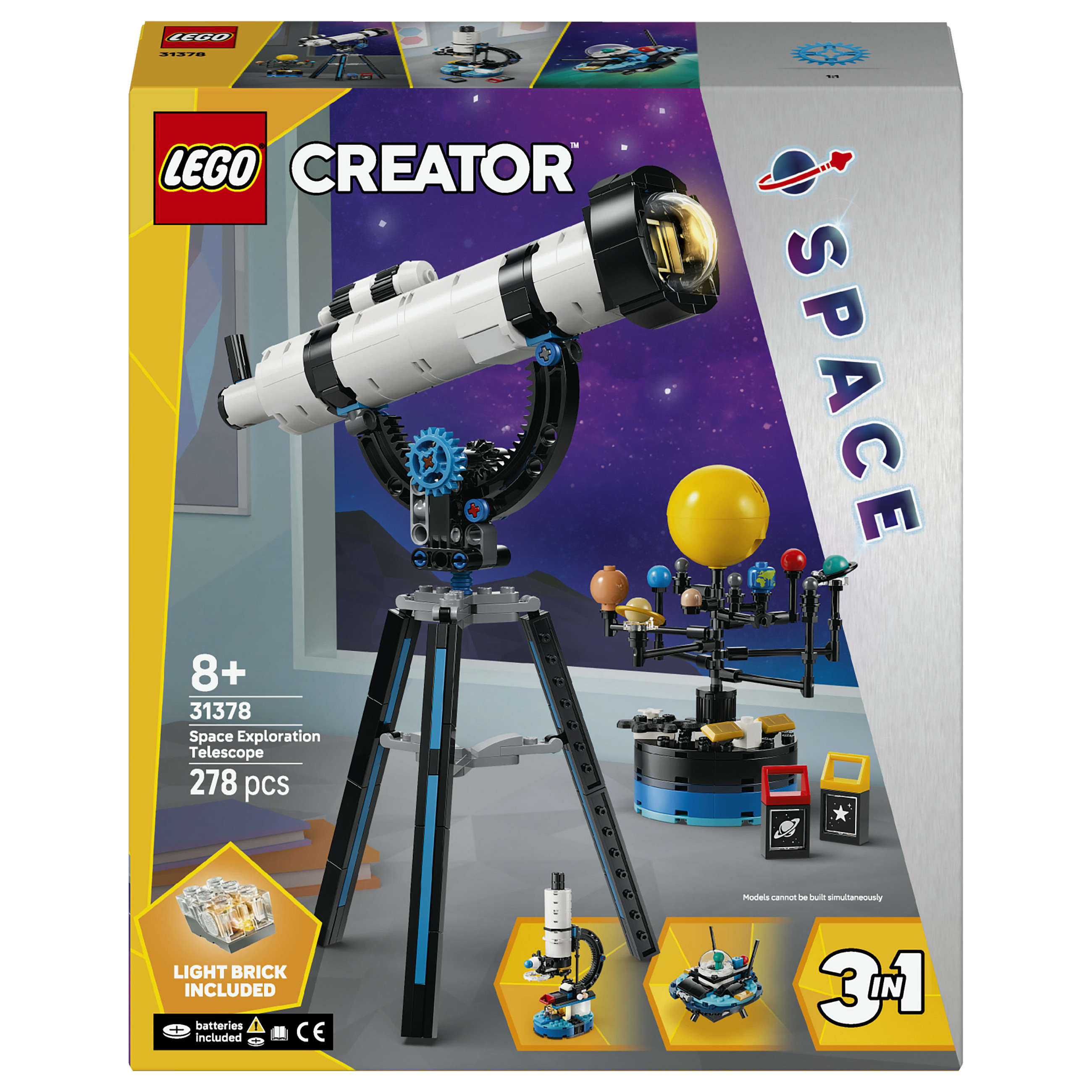 LEGO 31378 Creator 3-in-1 - Weltraumteleskop