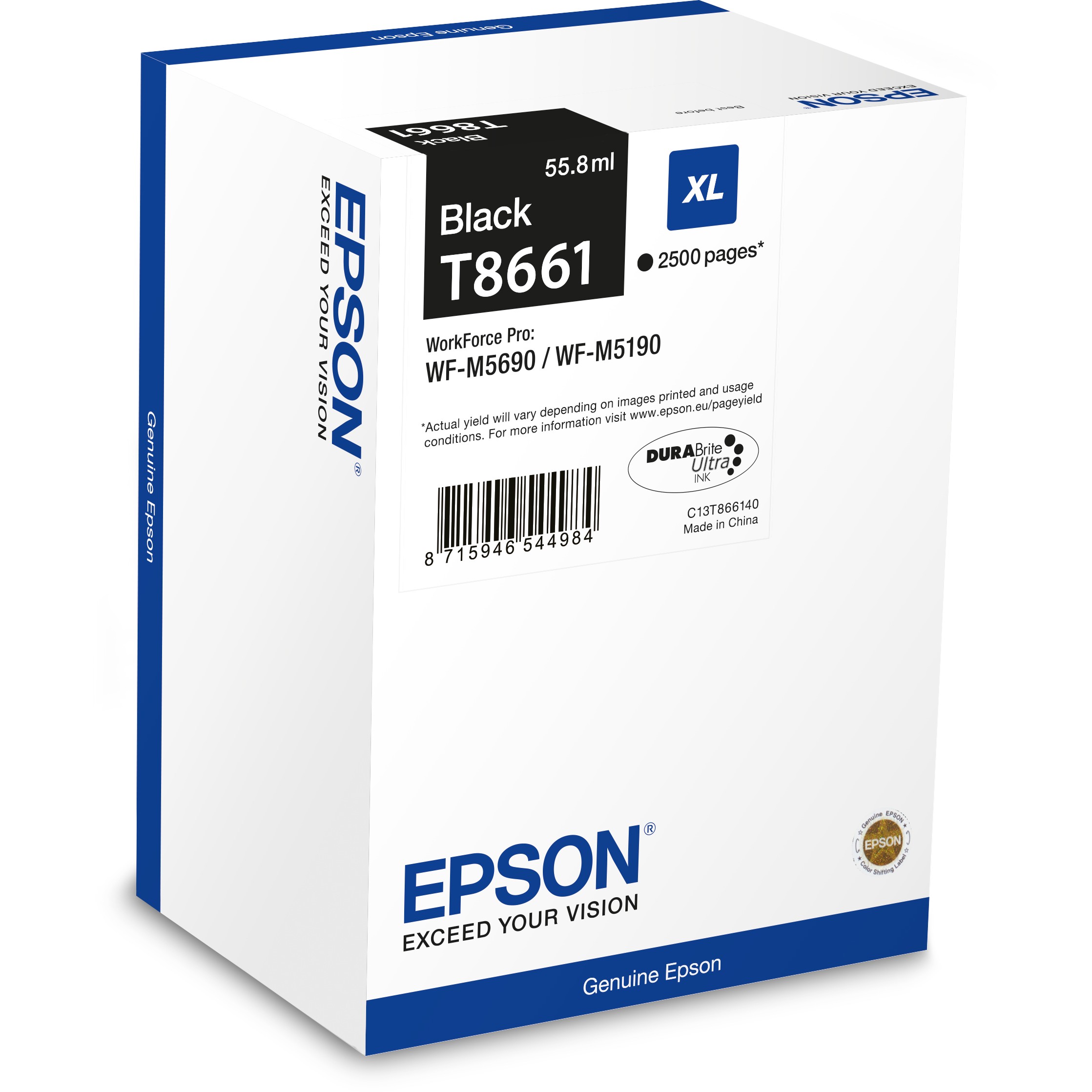 Epson Tinte C13T866140 Schwarz
