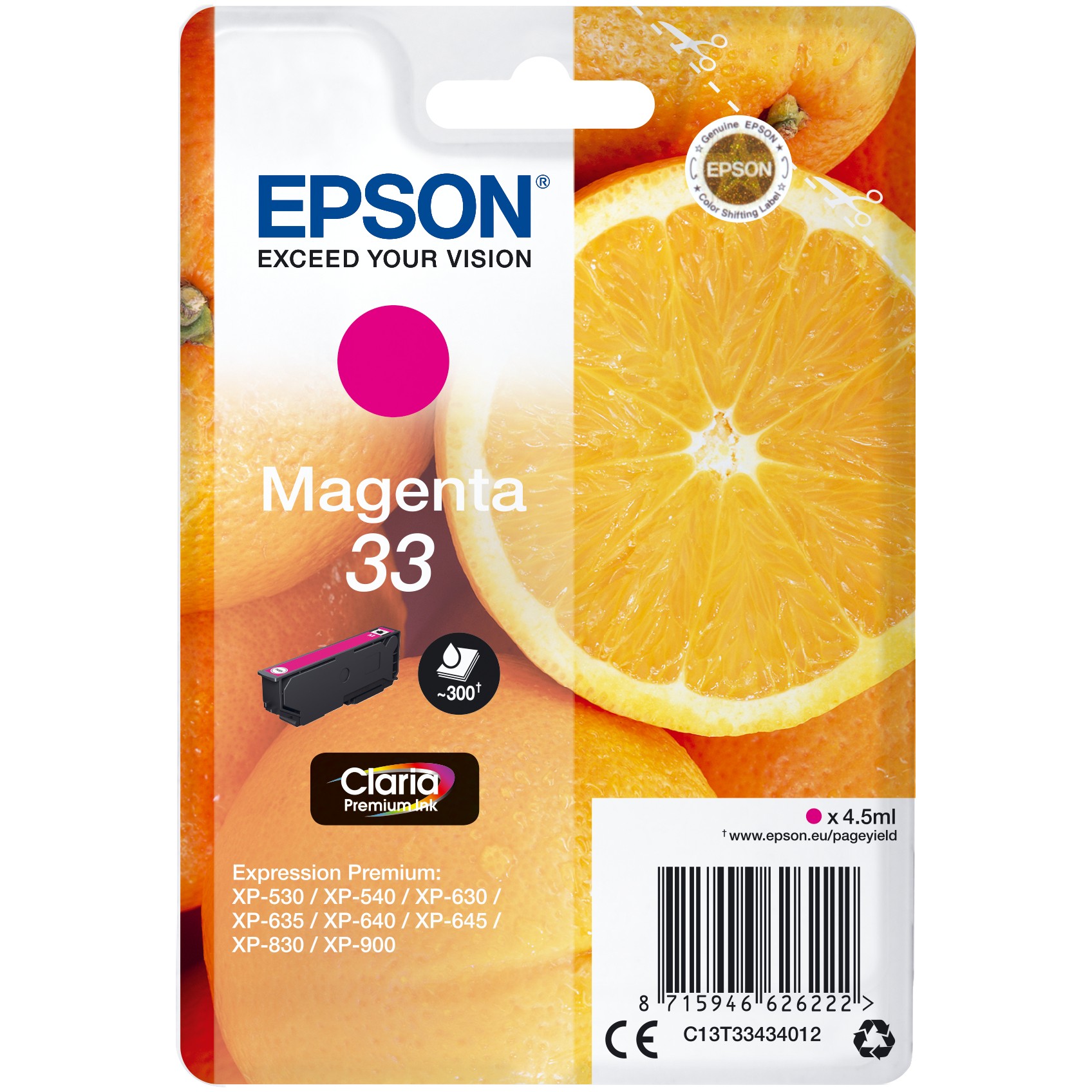 Epson C13T33434012 magenta