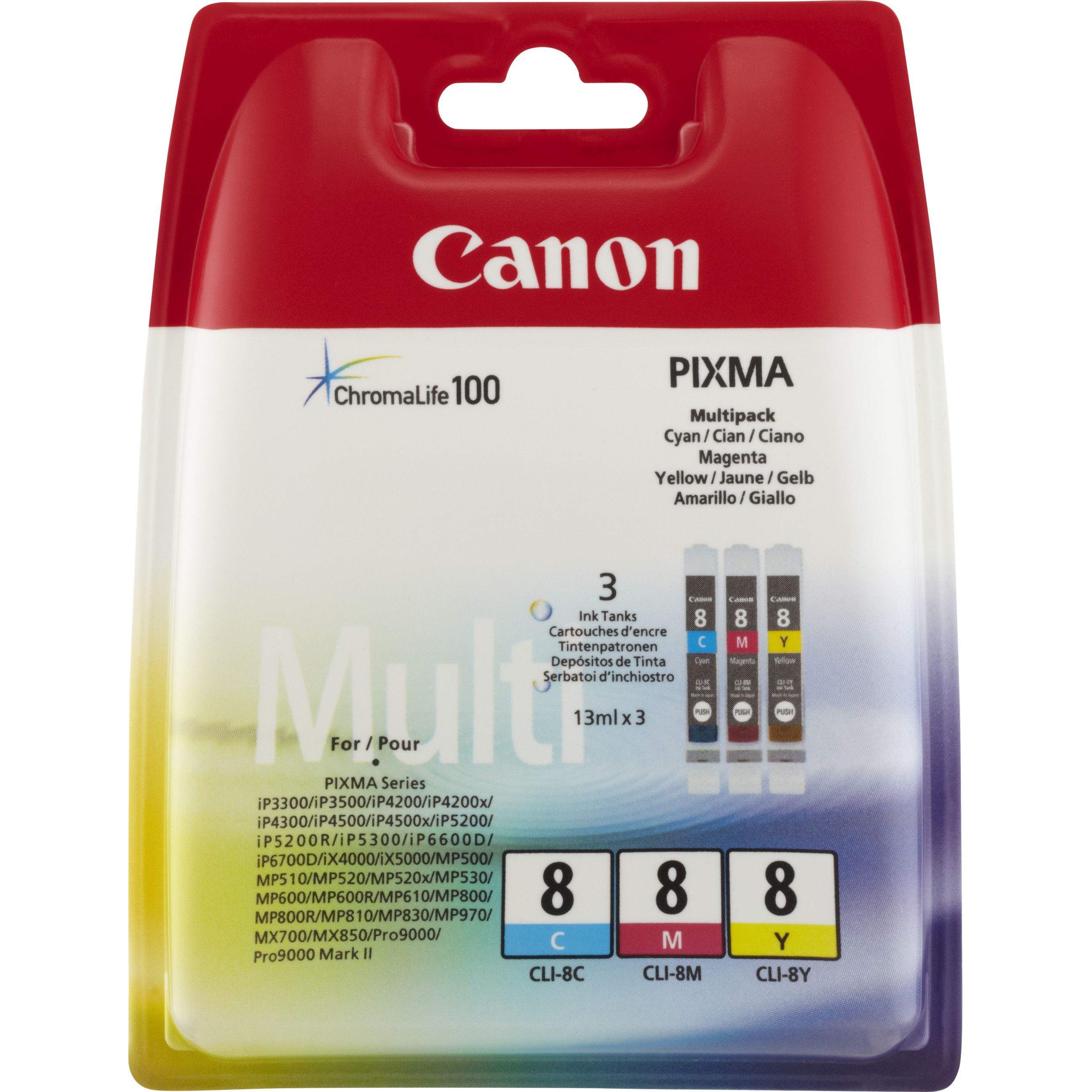 Canon CLI-8 Multipack C/M/Y