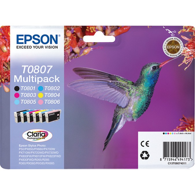 Epson T080740 Multipack NEU!