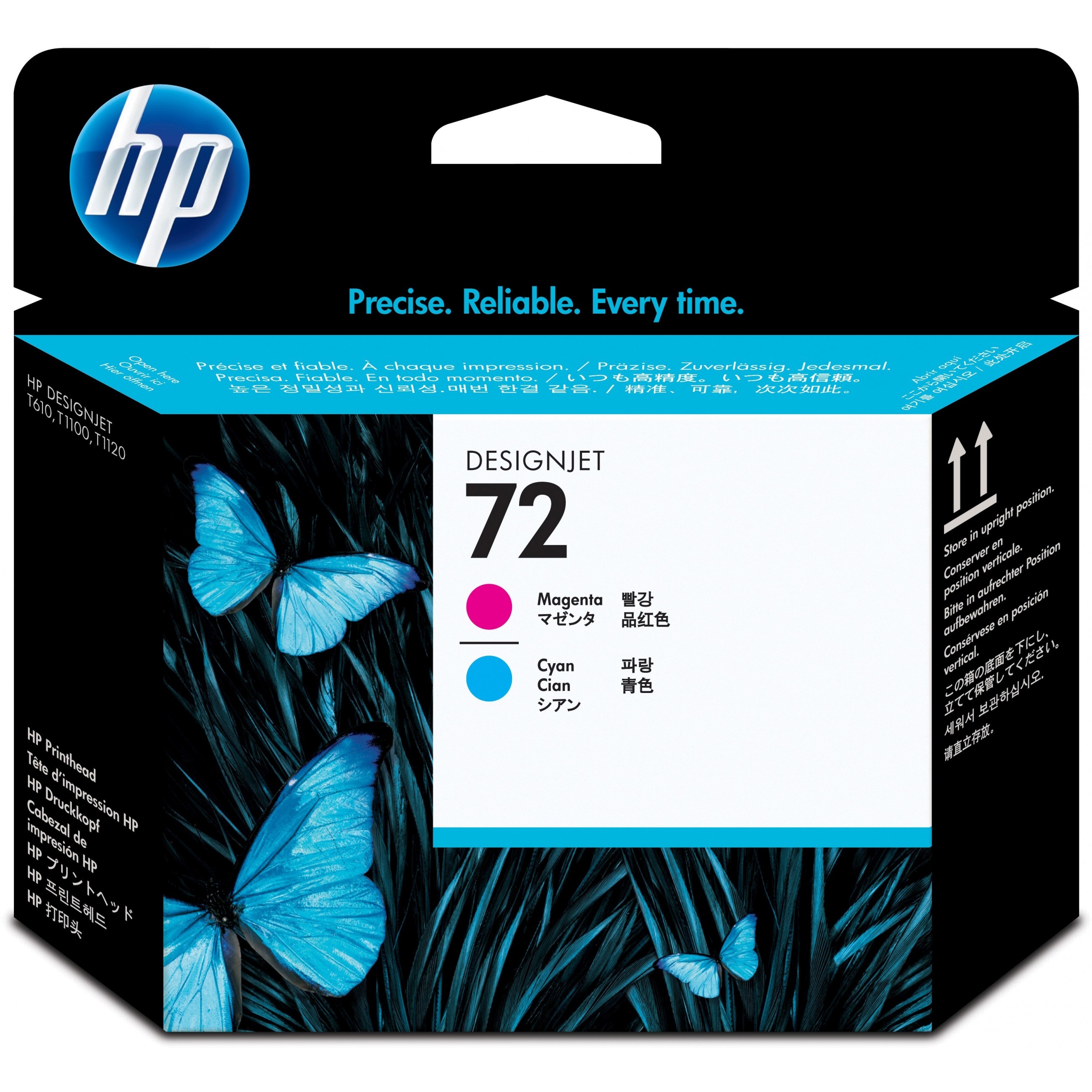 HP Tinte 72 (C9383A) magenta. cyan Druckkopf
