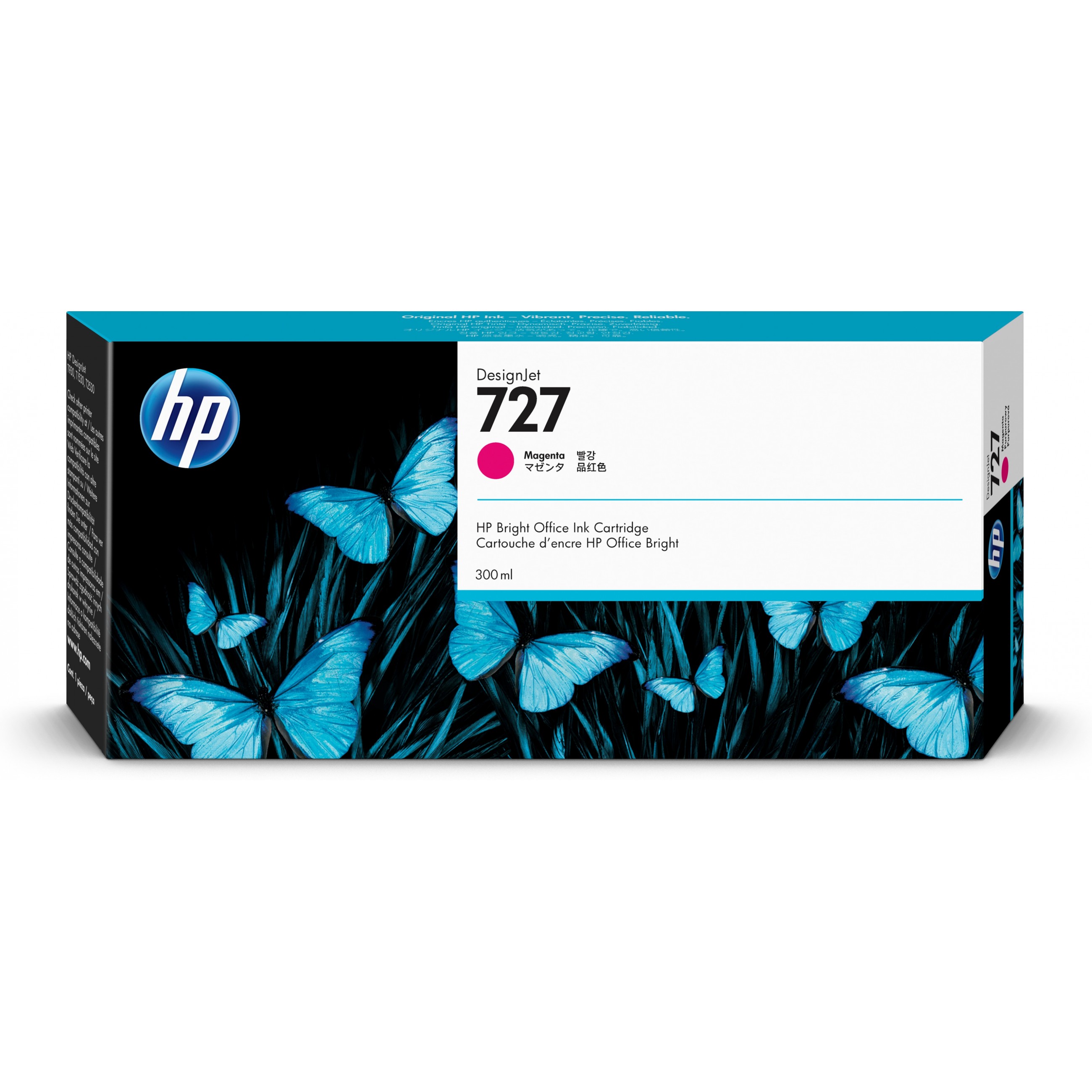 HP 727 300-ml Tintenpatrone Magenta