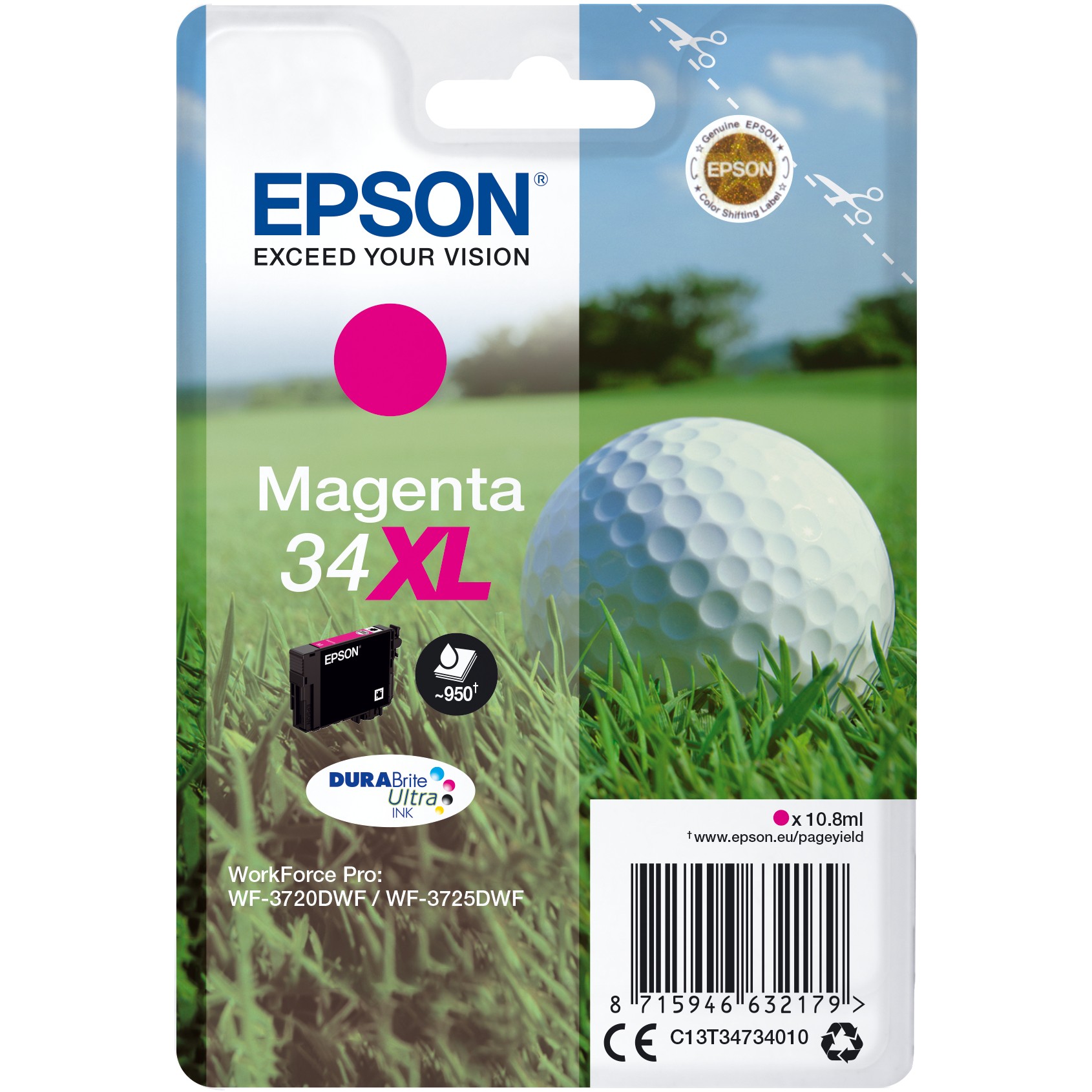 Epson C13T34734010 Magenta HC