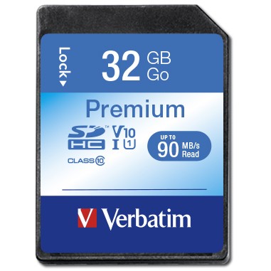 CARD 32GB Verbatim Premium HC 90MB/s