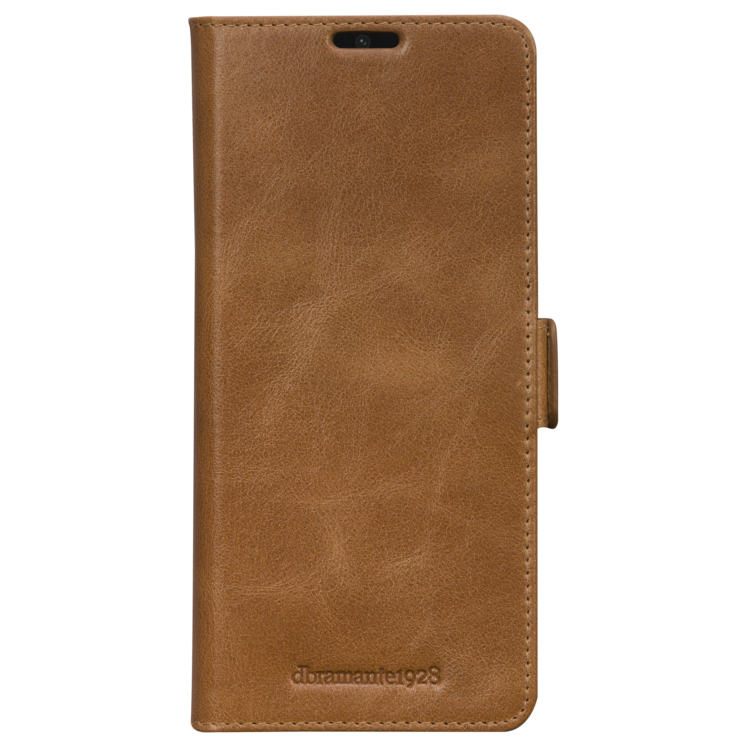 dbramante1928 Copenhagen Slim - Flip-Hlle fr Mobiltelefon - genarbtes Leder - Hellbraun - fr Samsung Galaxy A52