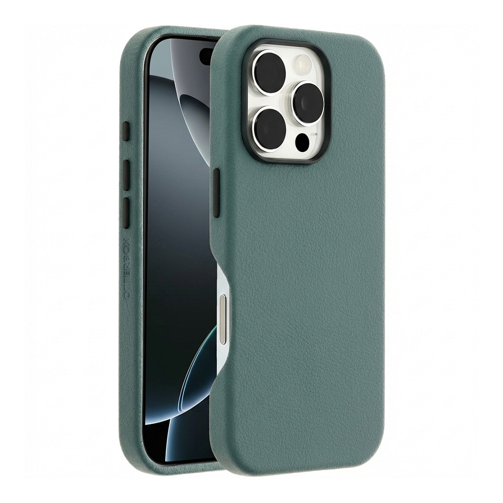 OtterBox Symmetry Cactus Leather Apple iPhone 16 Pro Juniper Spring - green
