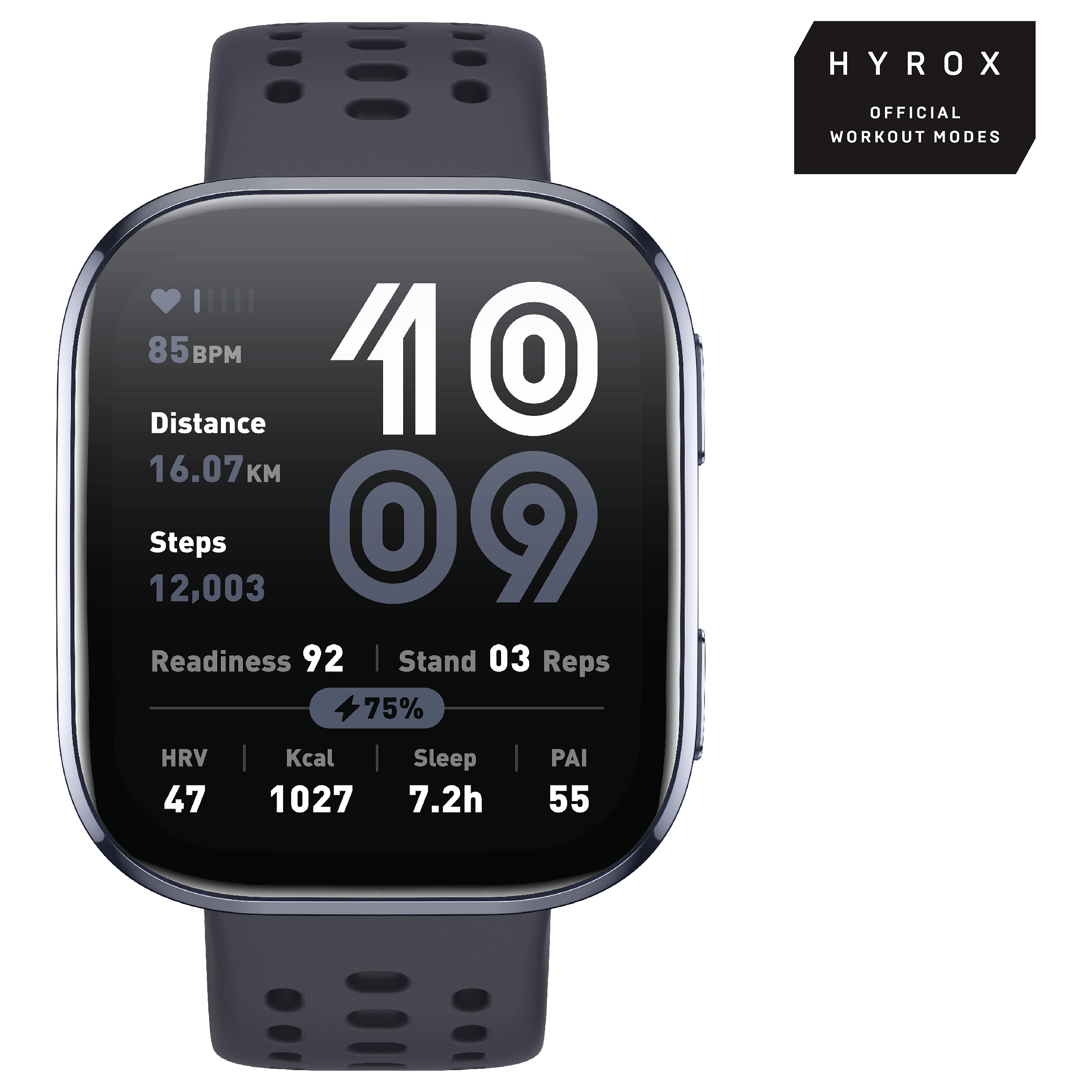 Amazfit BIP 6 Aktivitäts-Tracker black HYROX-Modus