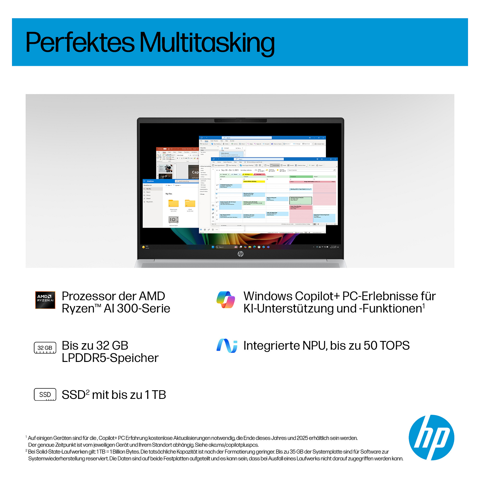 HP OmniBook 5 16-ag1453ng Next Gen AI RYZ AI 5 330/16GB/512SSD/W11Home silver