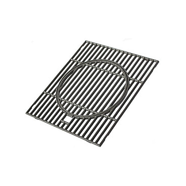 CAMPINGAZ gusseisern. Grillrost m. abnehmb. Ring, matt,