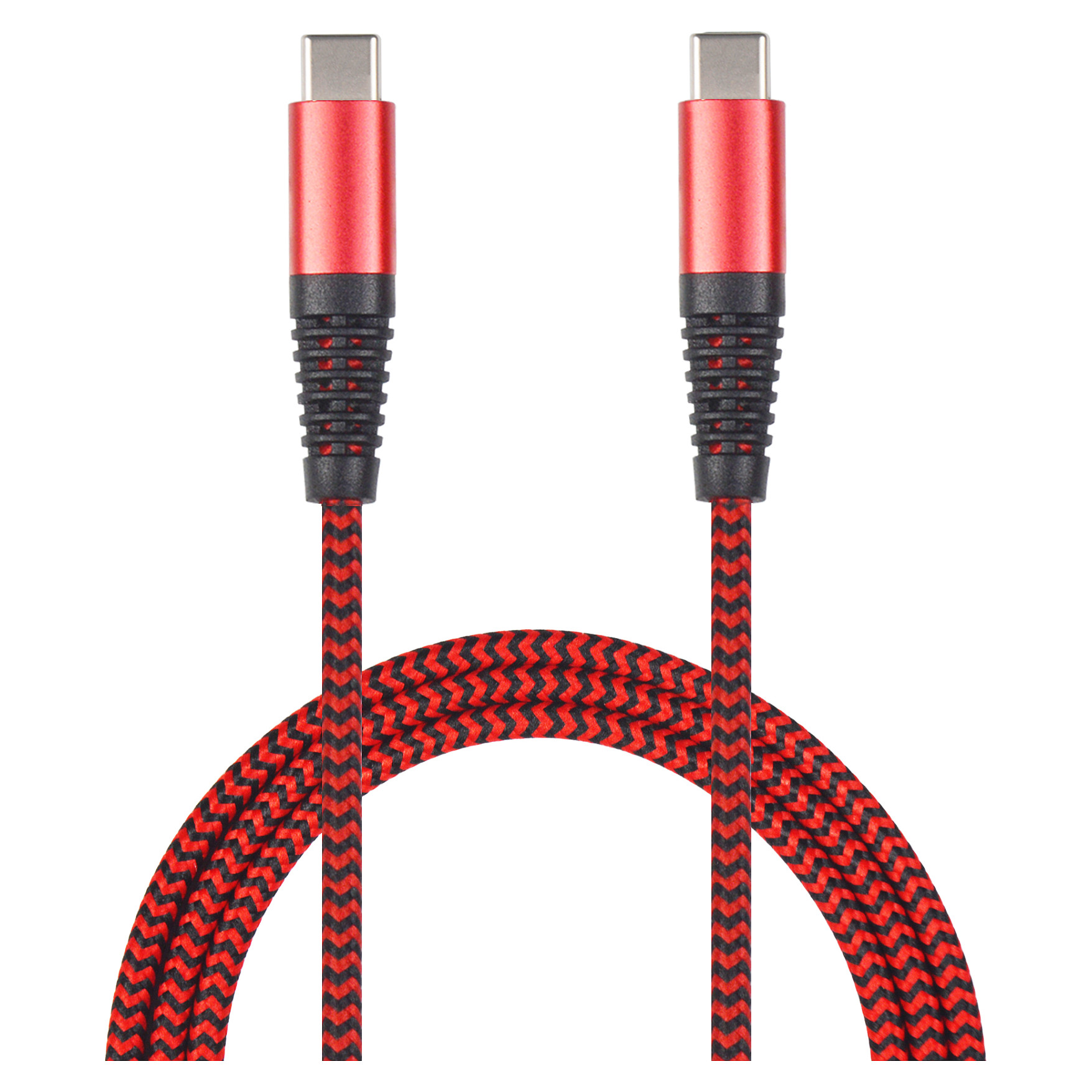 2GO USB Lade-/Datenkabel USB Type-C - USB Type-C 1m rot
