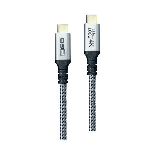 2GO Schnellladekabel USB-C 100W 10Gbps 2m