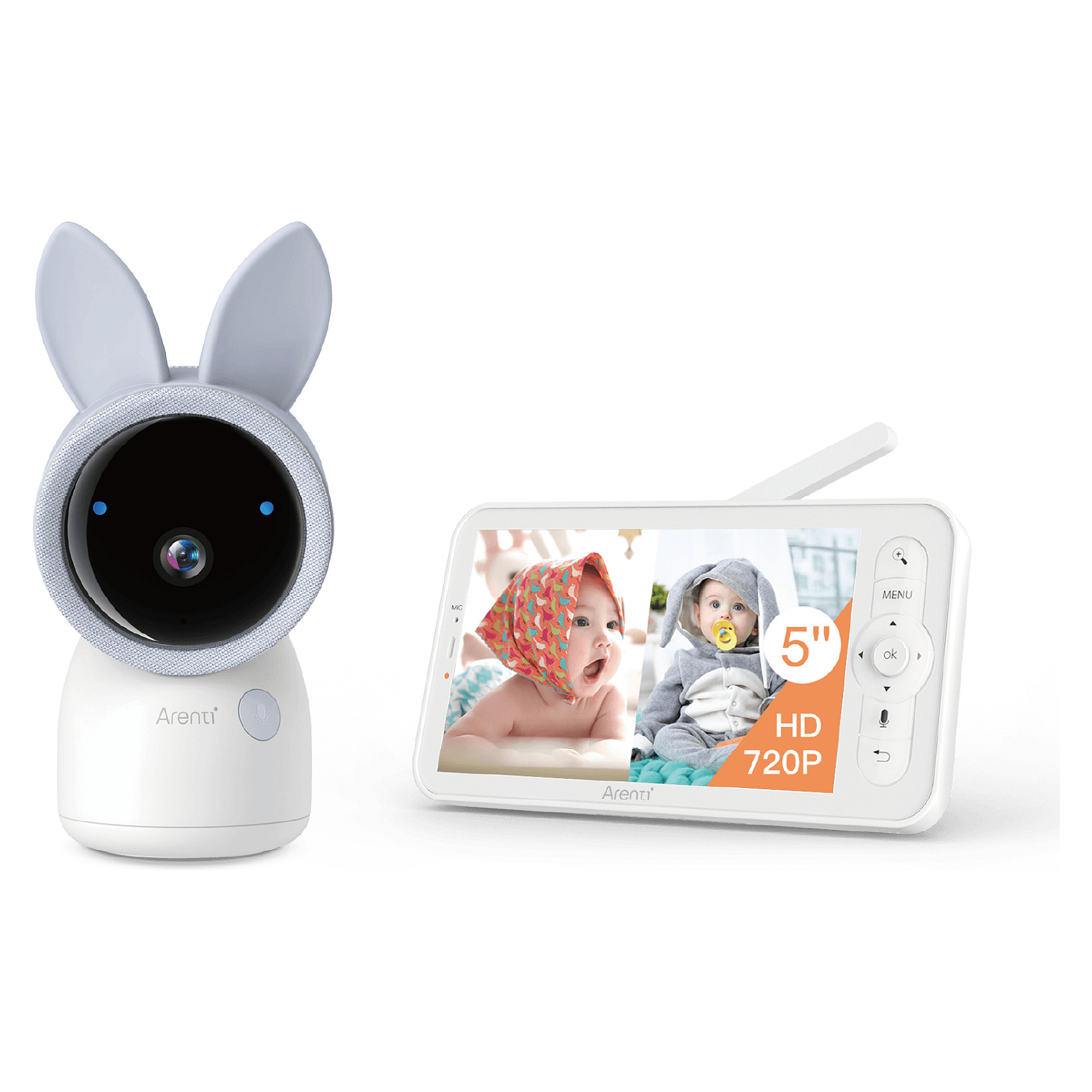 Arenti 4MP Wi-Fi Video Baby Monitor Kit with LCD Screen