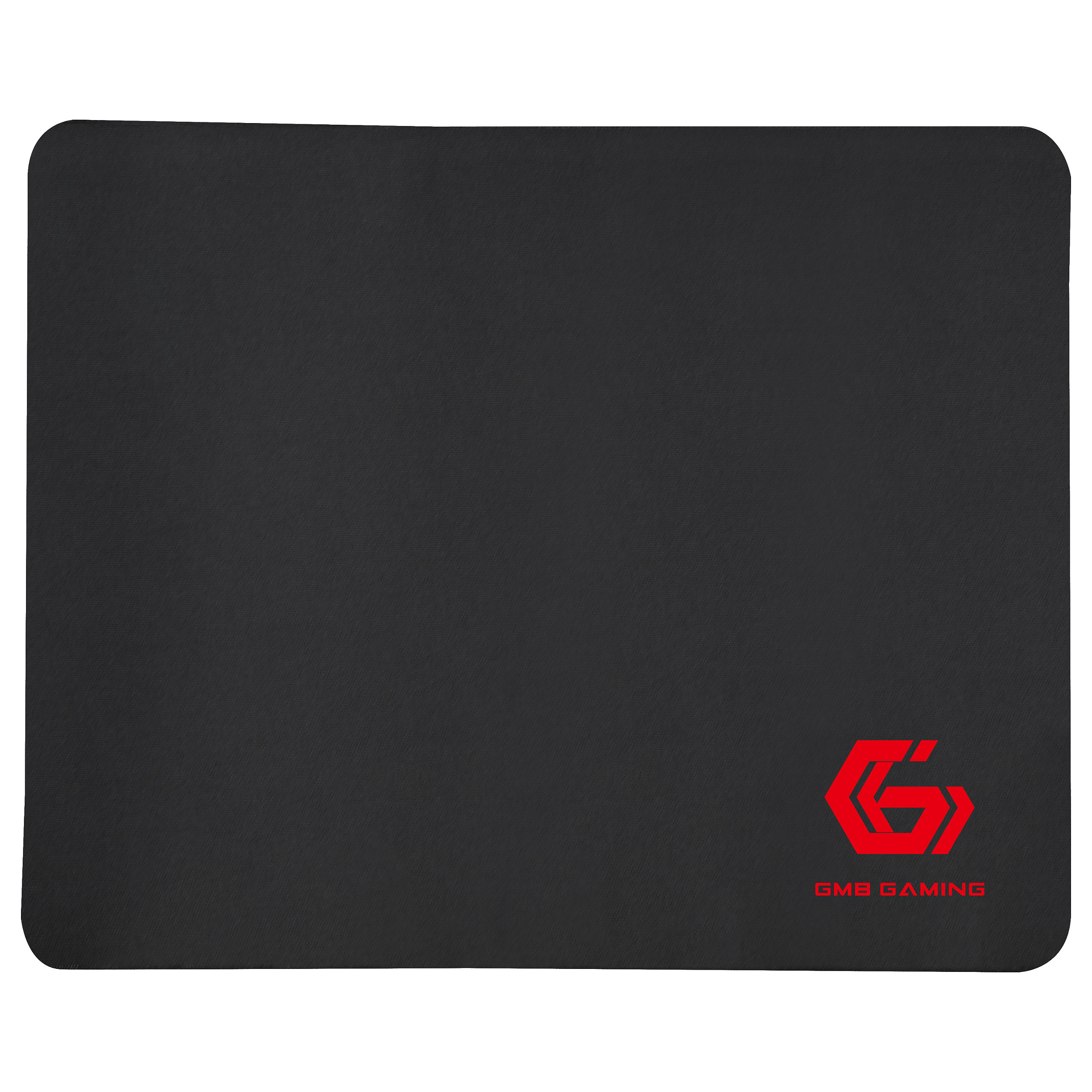 gembird Mauspad schwarz 200x250mm rutschfeste Unterseite