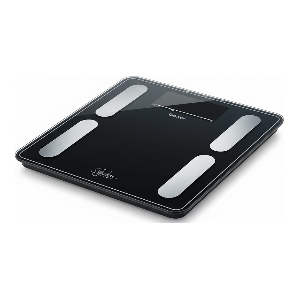 BF 400 Glas-Diagnosewaage black SignatureLine 200kg XXL-Display