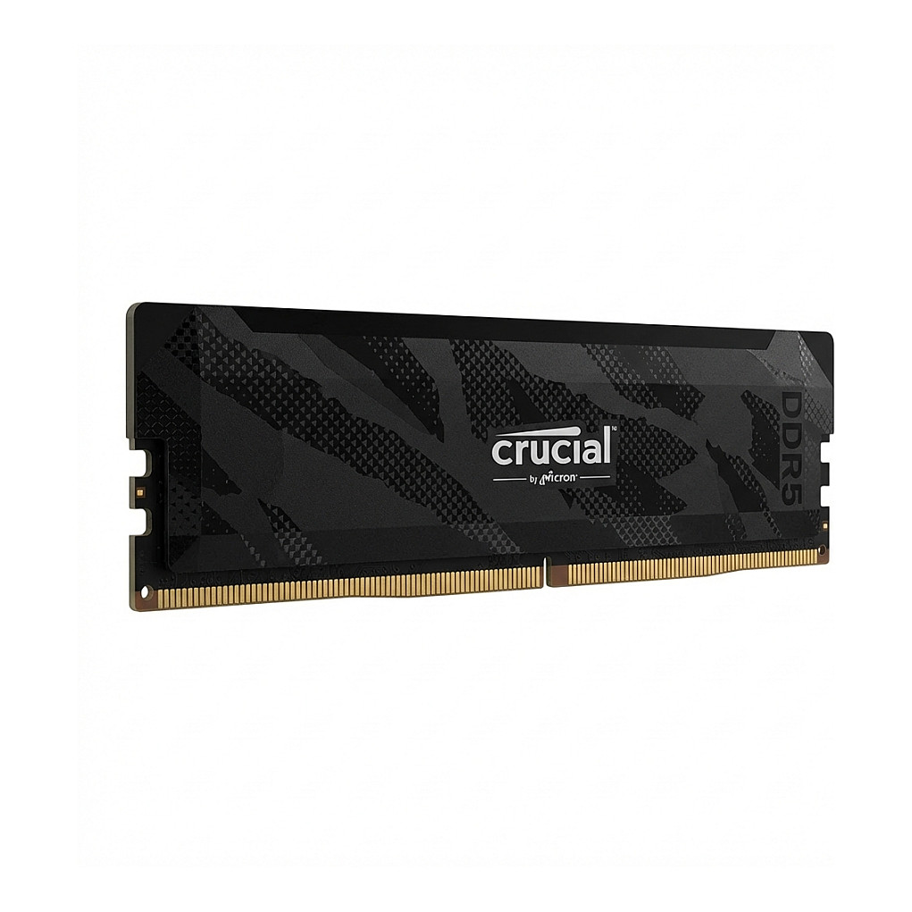 16GB Crucial Pro OC DIMM 288-PIN - 6400 MT/s / PC5-51200 - CL32 - 1.35 V - ungepuffert - Matte Stealth Black