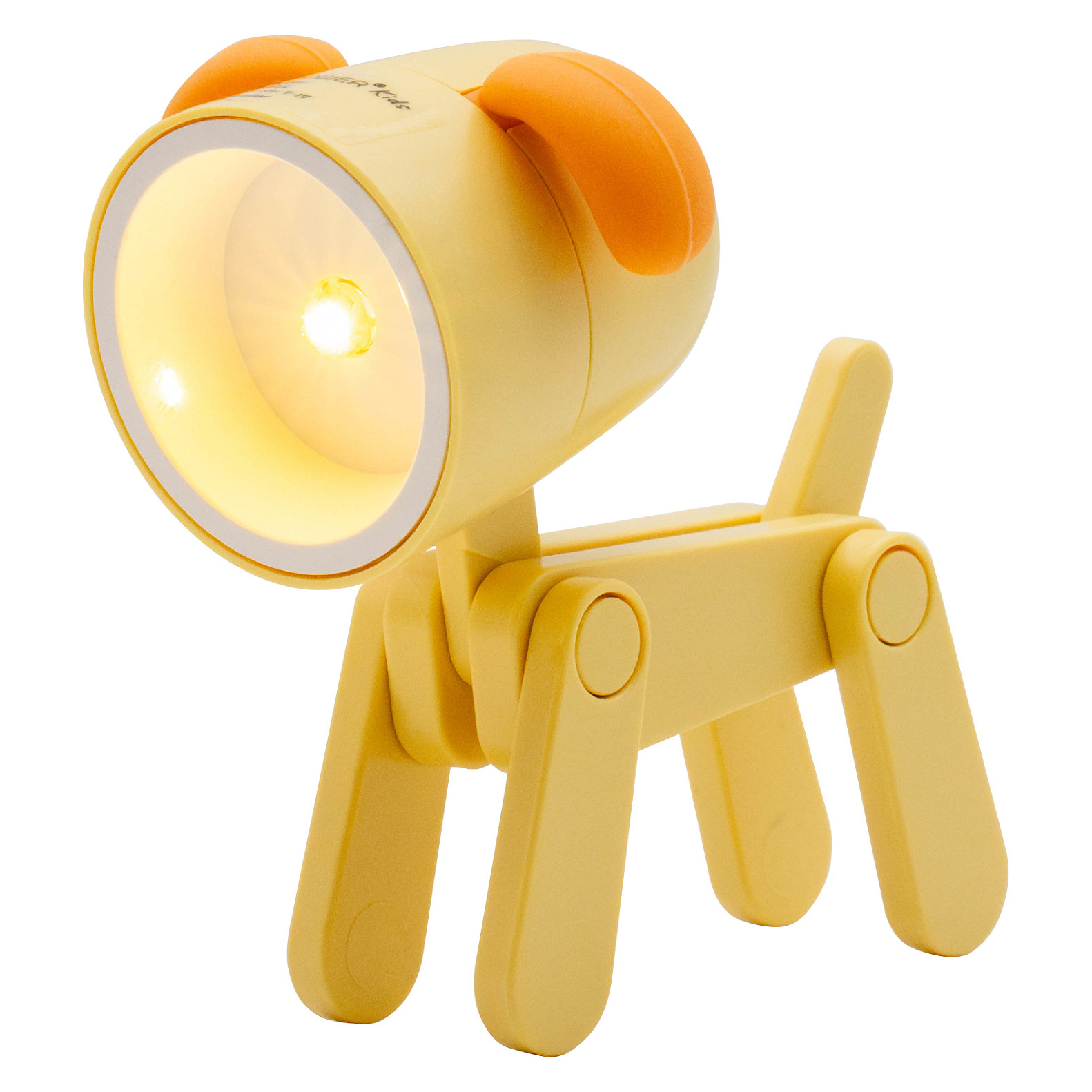 RealPower LED-Tier Taschenlampe Yellow dog