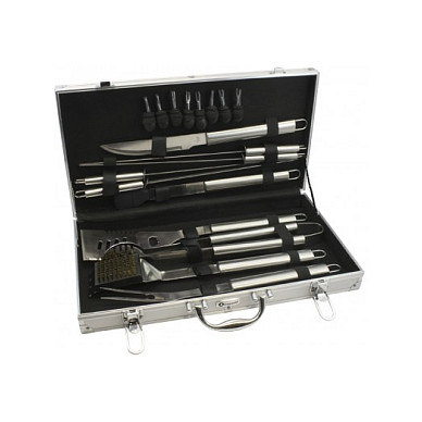 Leopold Vienna Grillkoffer 18 teilig 8x24x27 LV01070