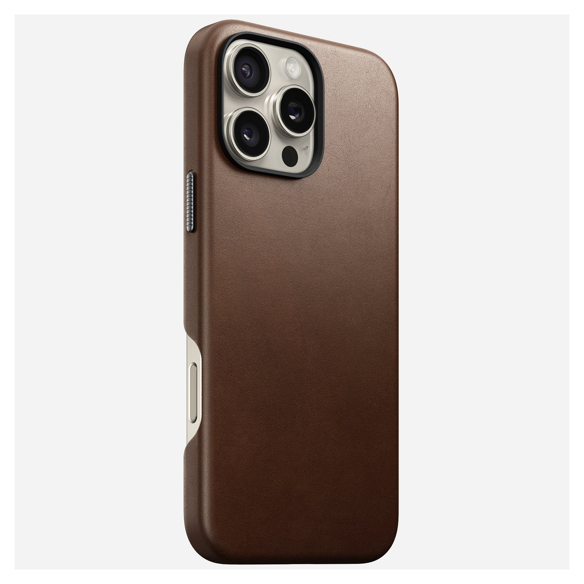 Nomad Traditional Leather Case iPhone 16 Pro Max Brown