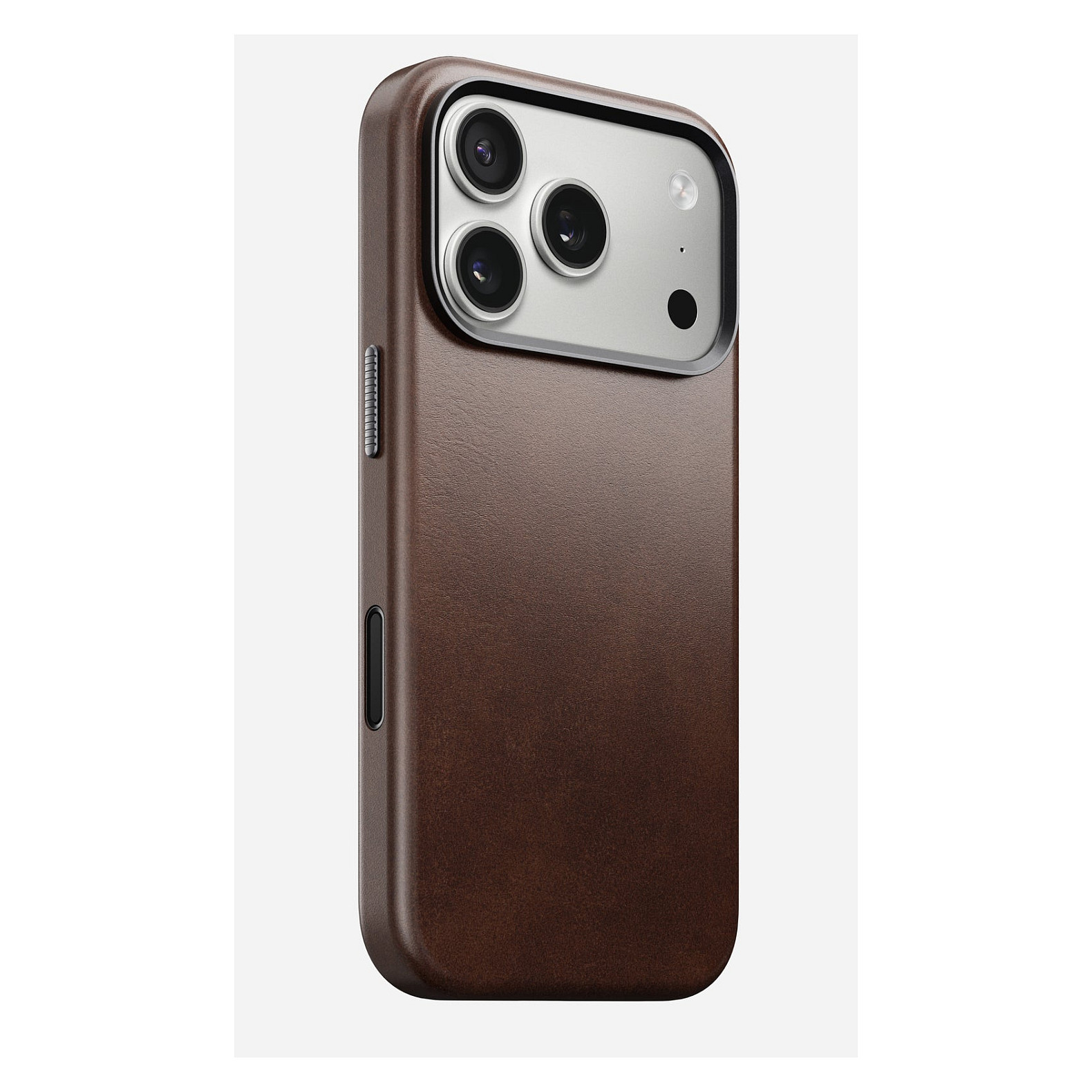 Nomad Traditional Leather Case iPhone 17 Pro Rustic Brown H.
