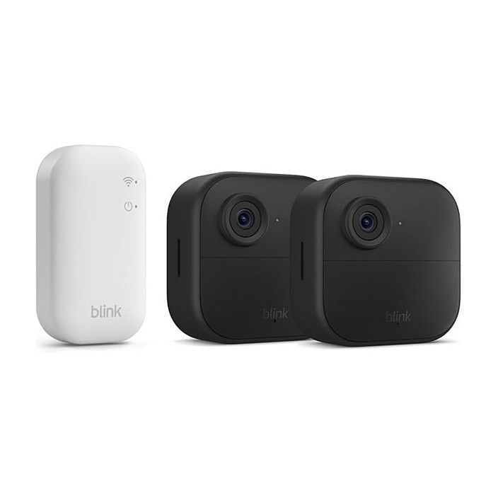 Blink Outdoor 4 Netzwerk Überwachungskamera 1080p Wi-Fi 2er Set black
