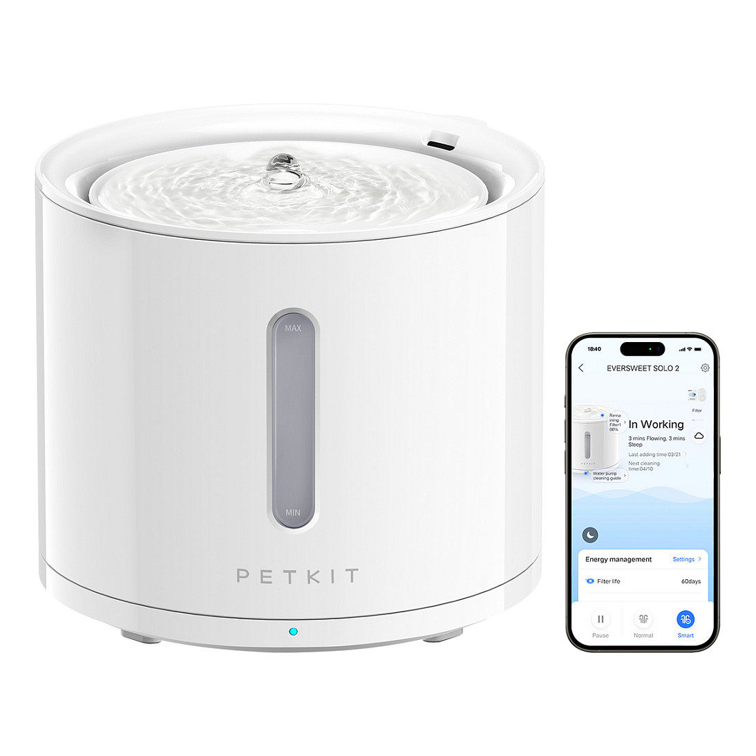 PETKIT Eversweet Solo 2 Katzenbrunnen Trinkbrunnen