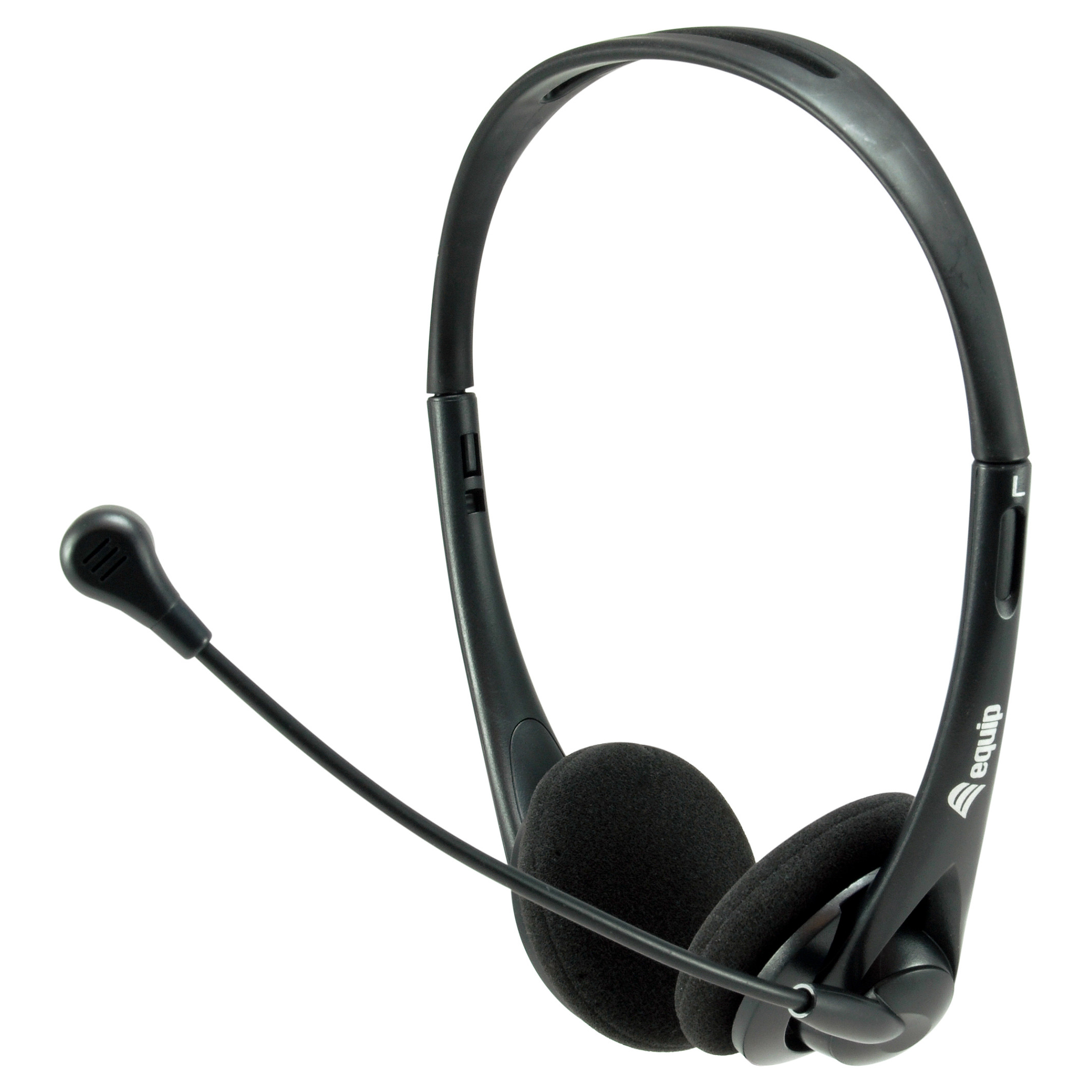 Equip Stereo-Headset Wired mit Mikro USB-A 1.80m schwarz