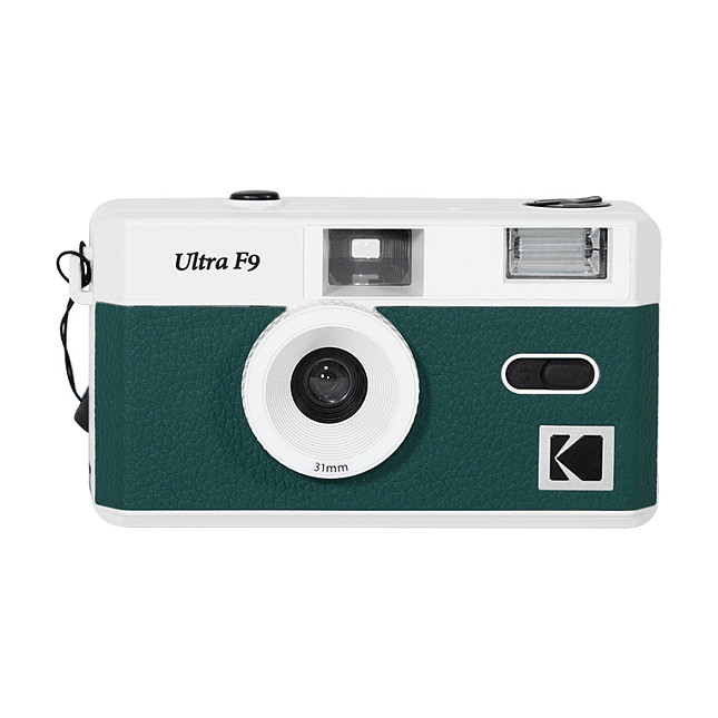Kodak Ultra F9 Compact film camera green white