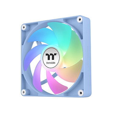 120mm Thermaltake CT120 ARGB Sync PC Cooling Fan Hydrangea Blue 2 Pack