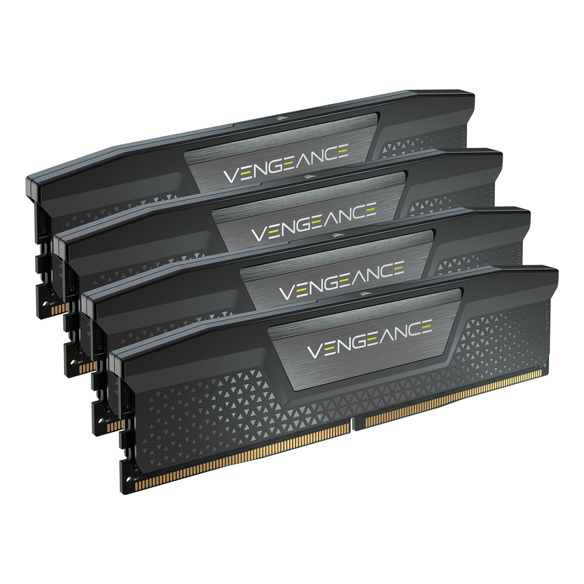 64GB Corsair DIMM 6400 (4x 16 GB) Quad-Kit (schwarz, CMK64GX5M4B6400C32, Vengeance DDR5, INTEL XMP)