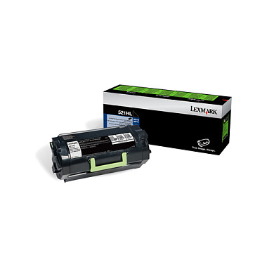 LEXMARK 522HL Toner schwarz hohe Kapazitt 25.000 Seiten 1er-Pack return program, for labels