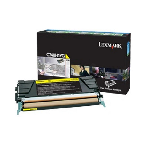 LEXMARK C748H3YG Optra C Toner yellow HC