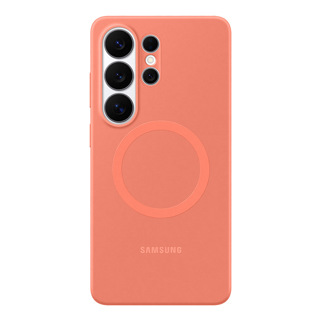 Samsung Silicone Magnet Case Galaxy S26 Ultra, Coralred