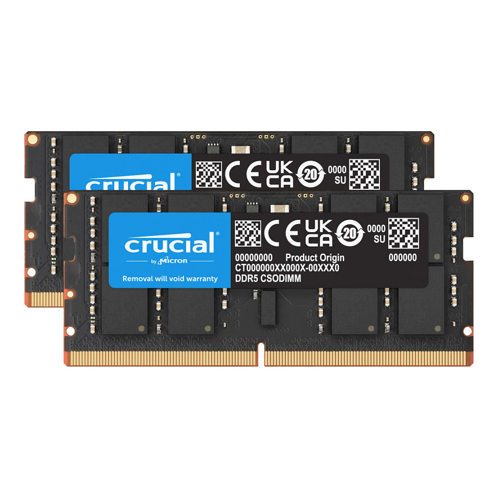 64GB Crucial 6400 Kit 2x32GB CSODIMM CL52