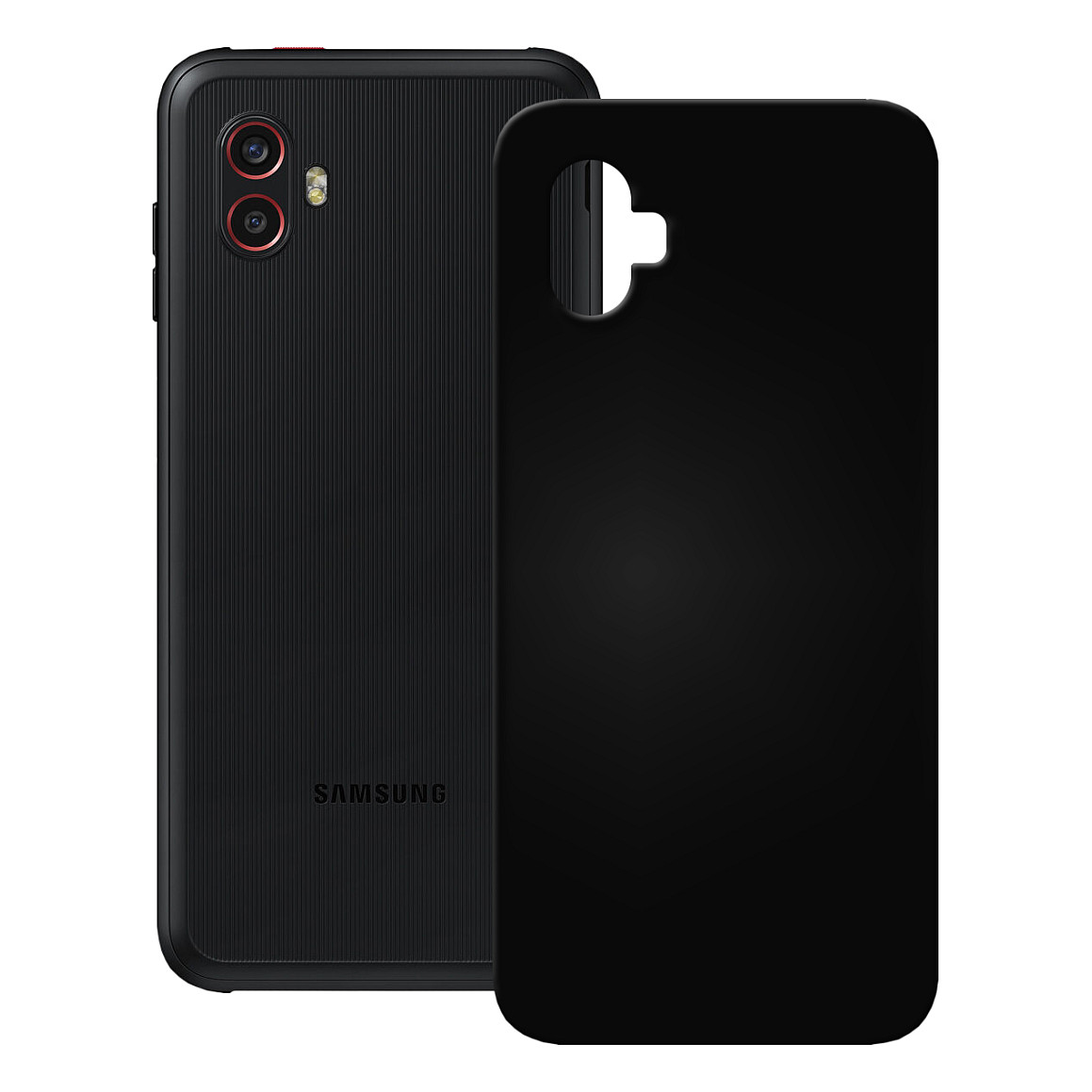 PEDEA Soft TPU Case fr Samsung Galaxy Xcover 6 Pro, schwarz