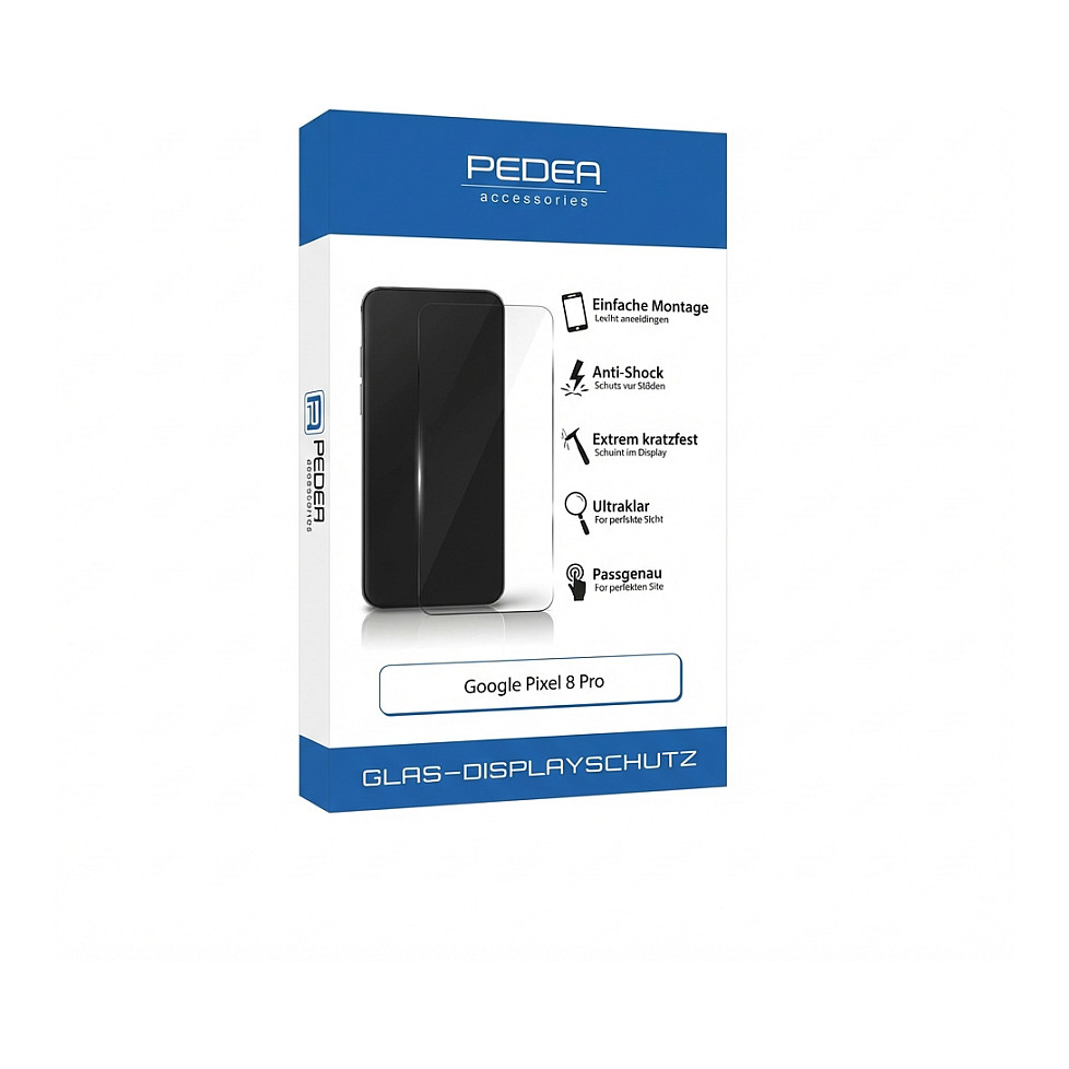PEDEA Display-Schutzglas Google Pixel 8 Pro