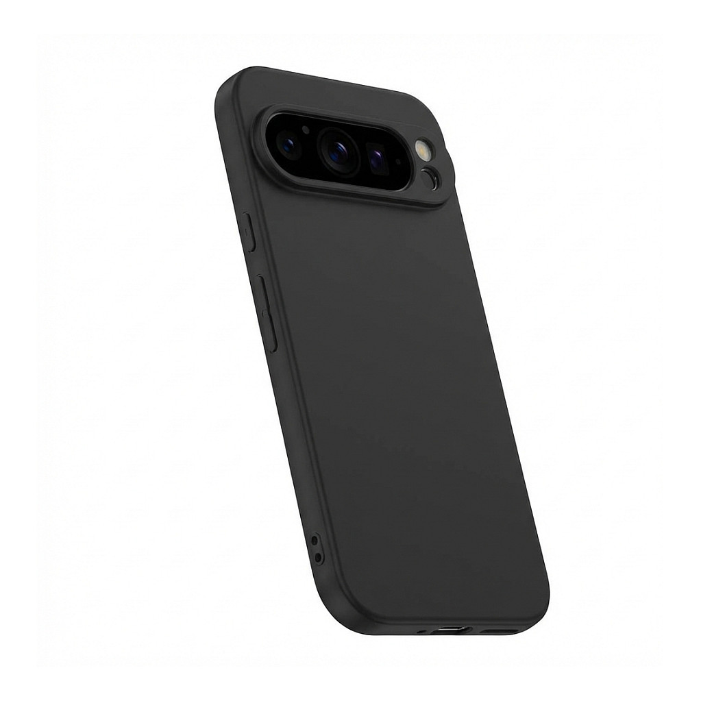 PEDEA Soft TPU Case fr Google Pixel 9 + 9 Pro, schwarz